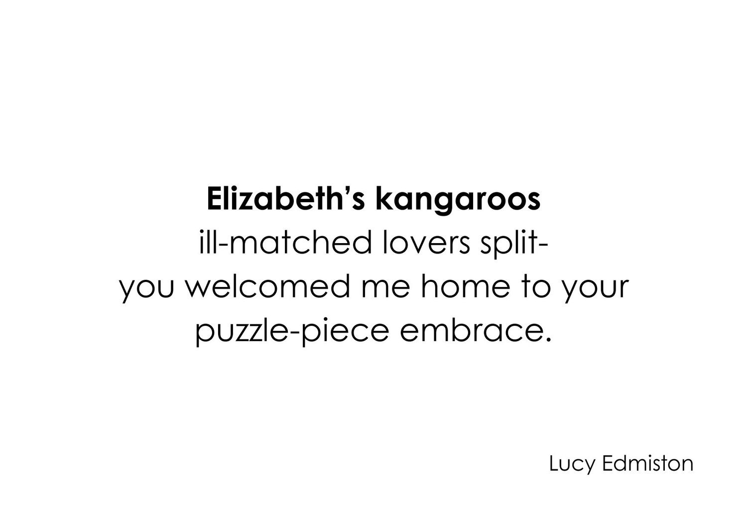 Three lines of text from a poem or literary work displayed against a white background.