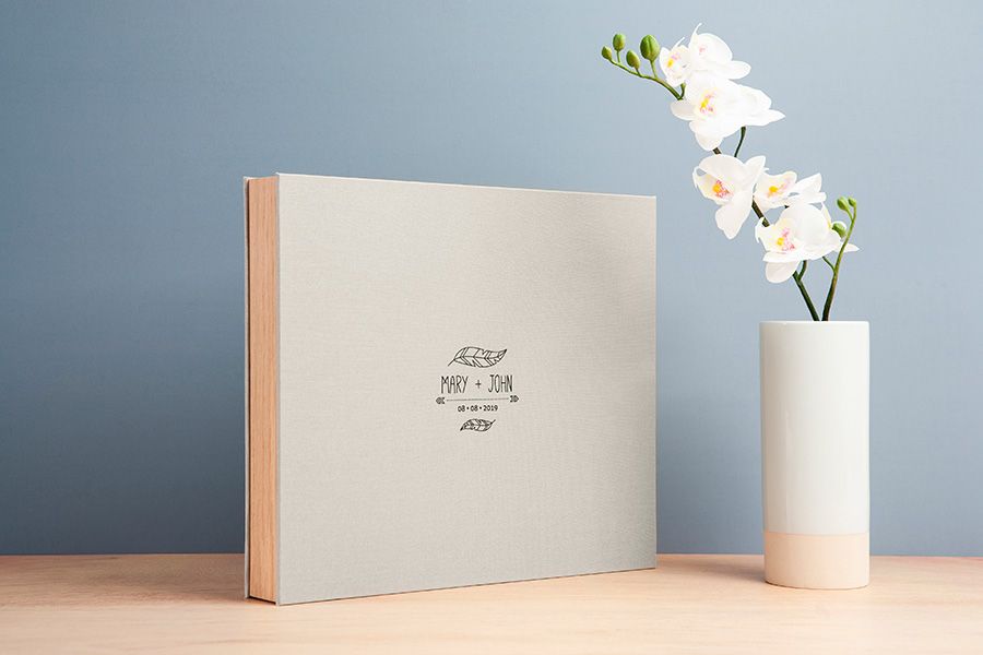 Album matrimonio artigianale con cofanetto personalizzato – fotolibro professionale