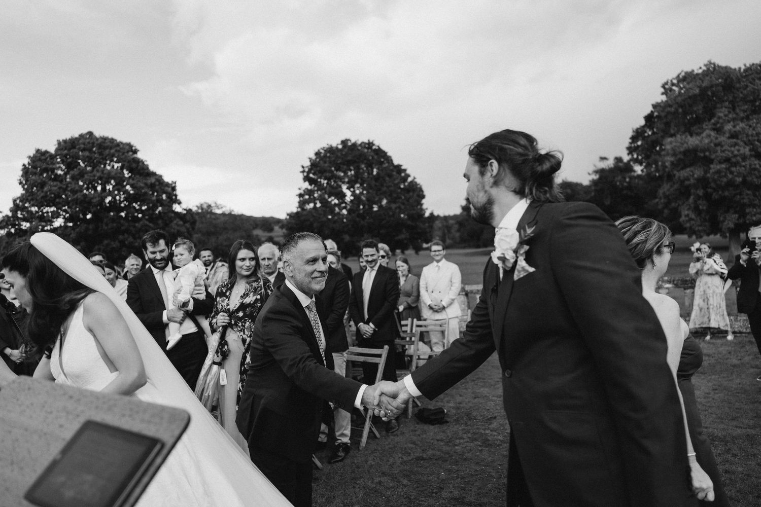 Emotional wedding moments at Sudeley Castle in the Cotswolds