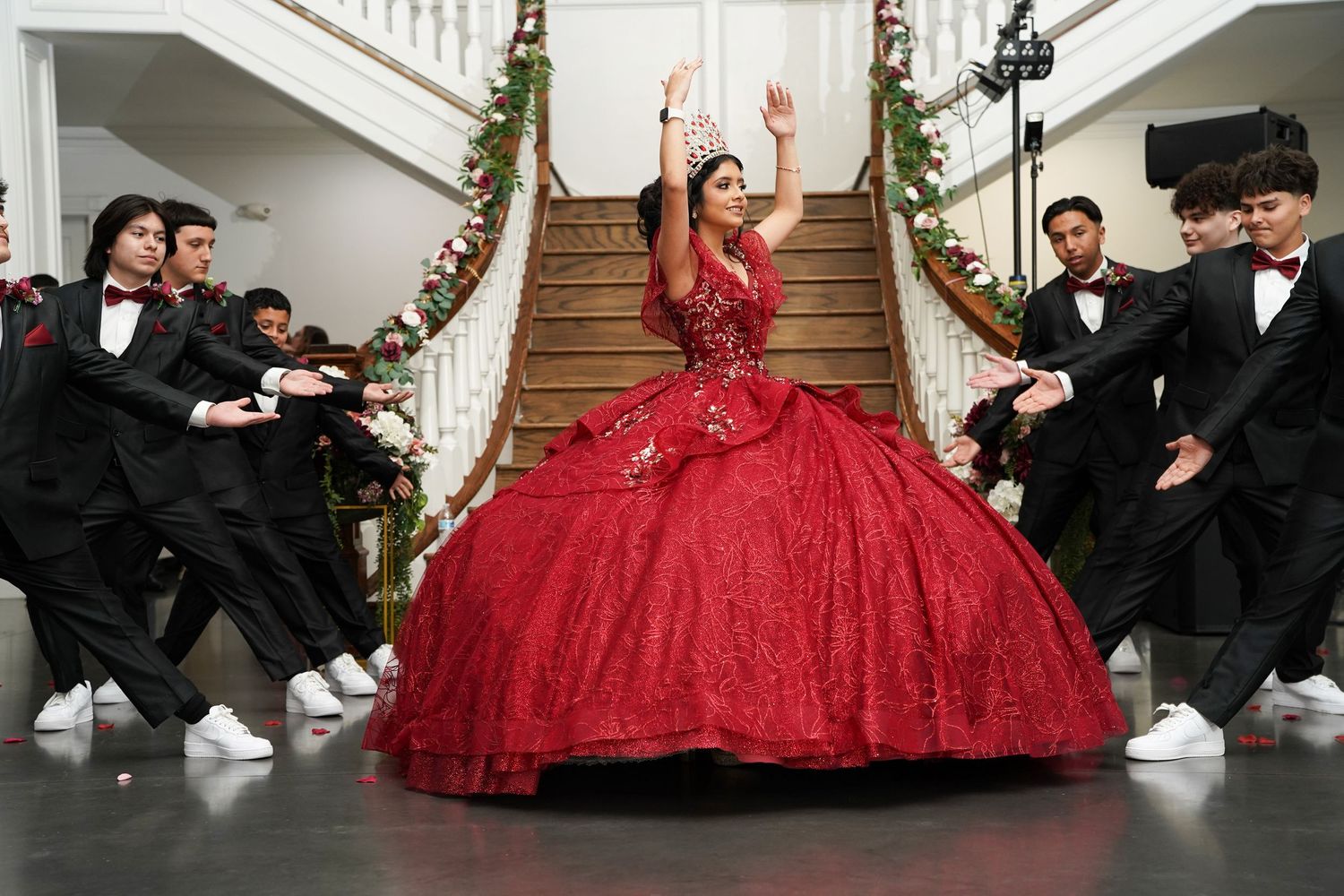 Quince choreography practice at home helping quinceañeras build confidence before their celebration