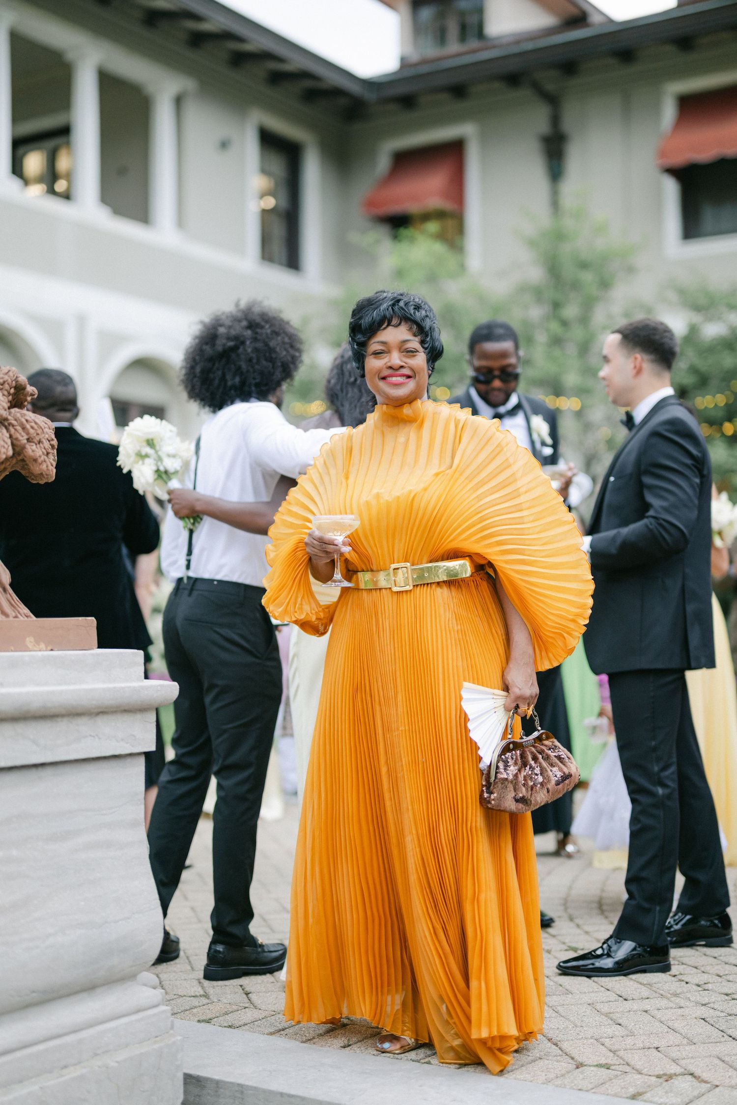 The Armour House Wedding in Lake Forest, IL - Cocktail Hour Guest Style