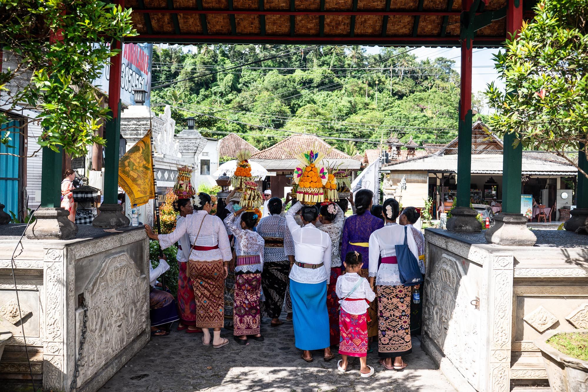 Full moon festival at Tirta Gangga Bali