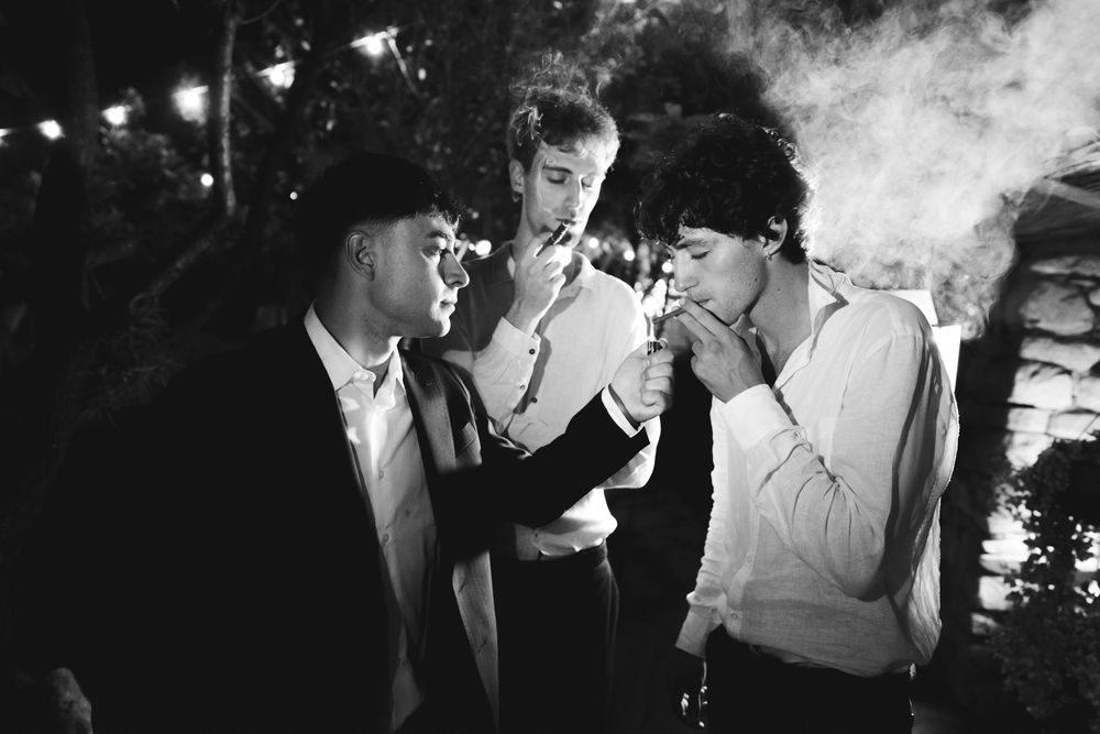 cigar and rum corner during the wedding at the locanda del cavaliere