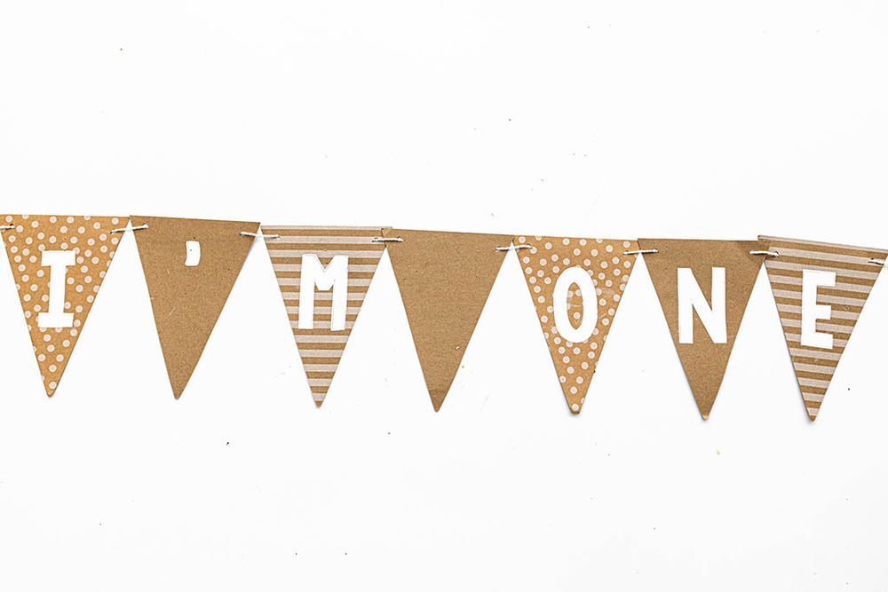 I'M ONE banner for 1st birthday photoshoot in Menifee, California.