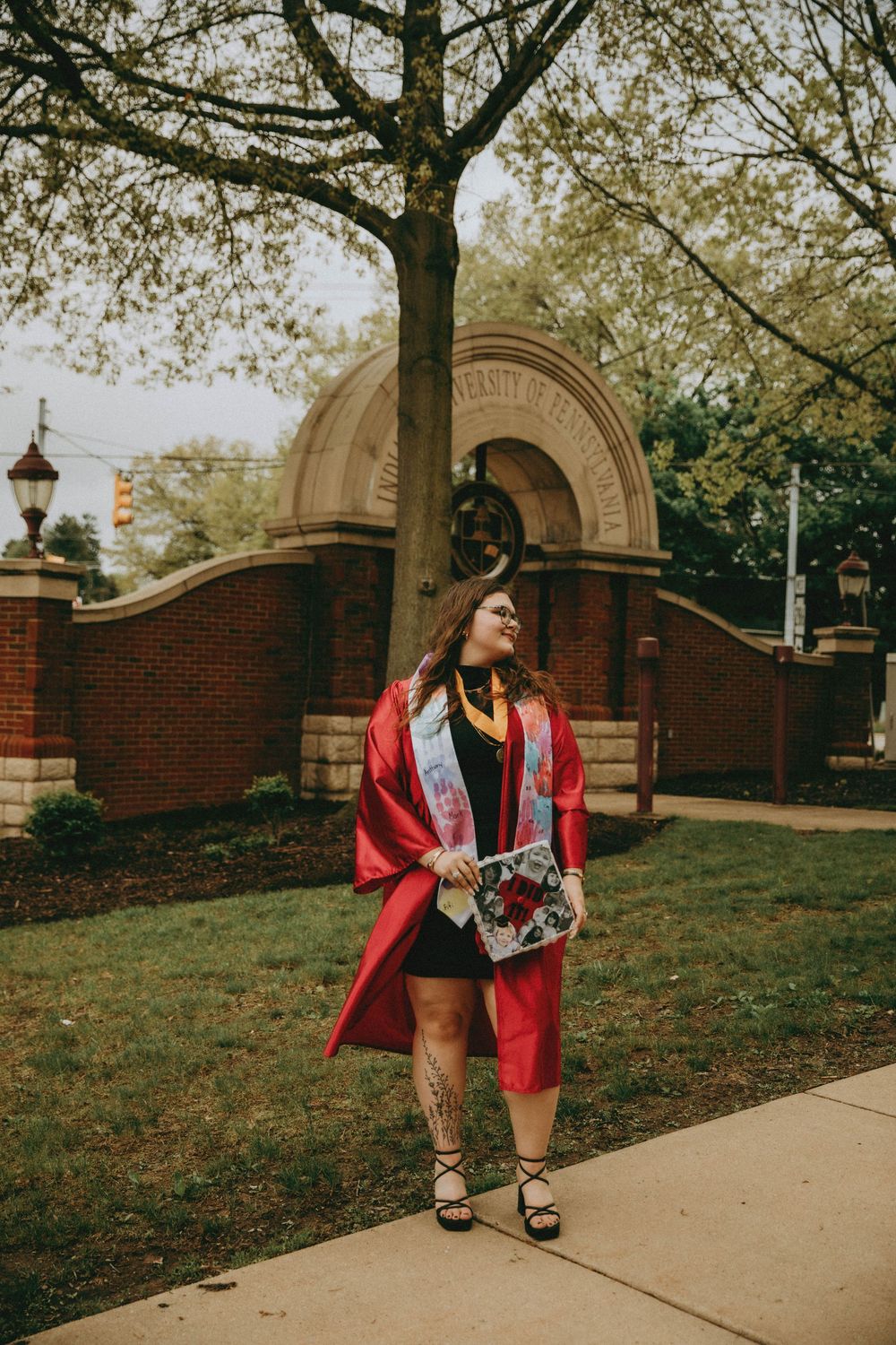 IUP senior grad portraits indiana pa photographer, IUP campus