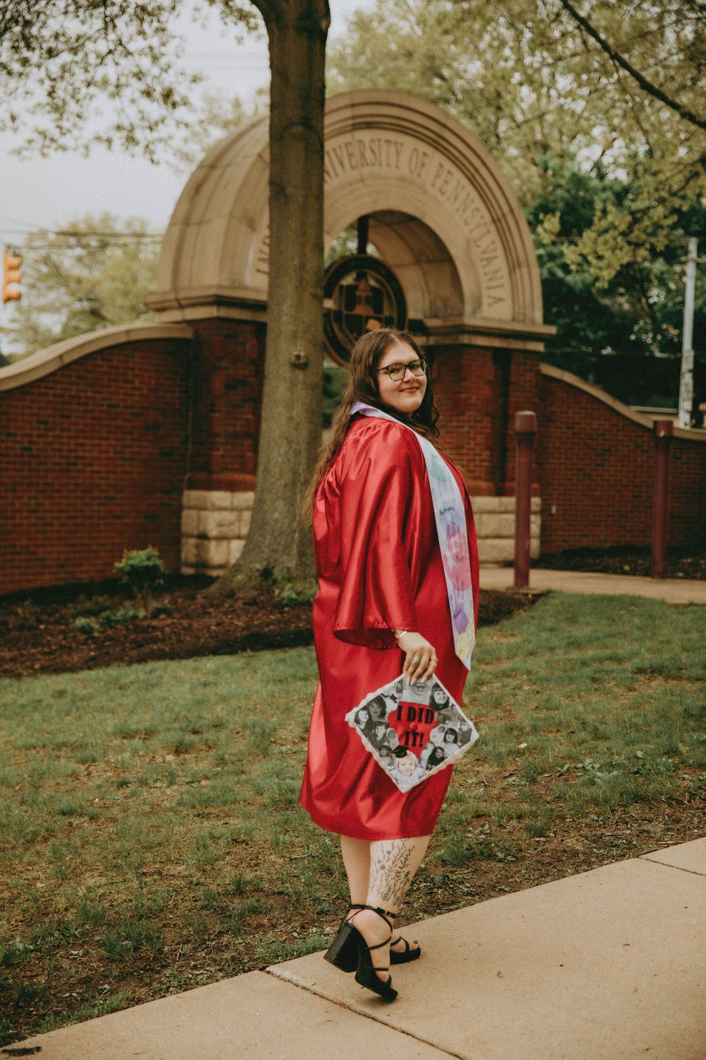 IUP senior grad portraits indiana pa photographer, IUP campus