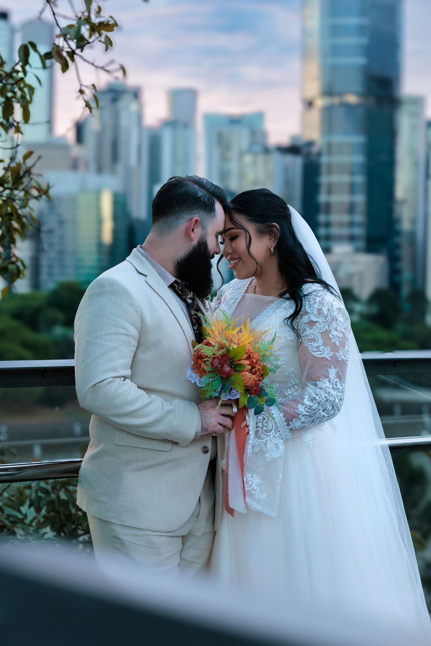 Wedding photography Brisbane city