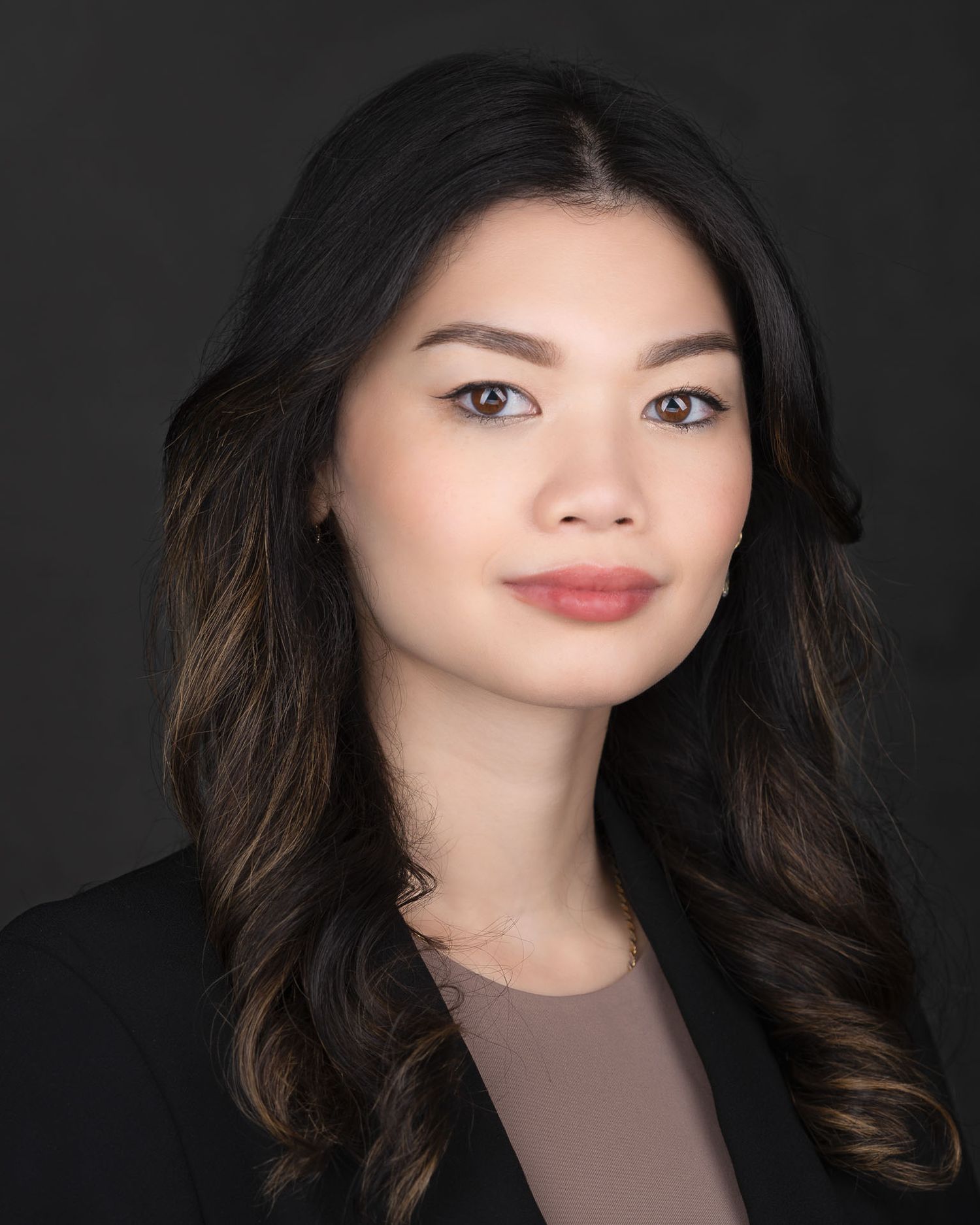 Modern corporate headshot of Charleston SC professional in studio