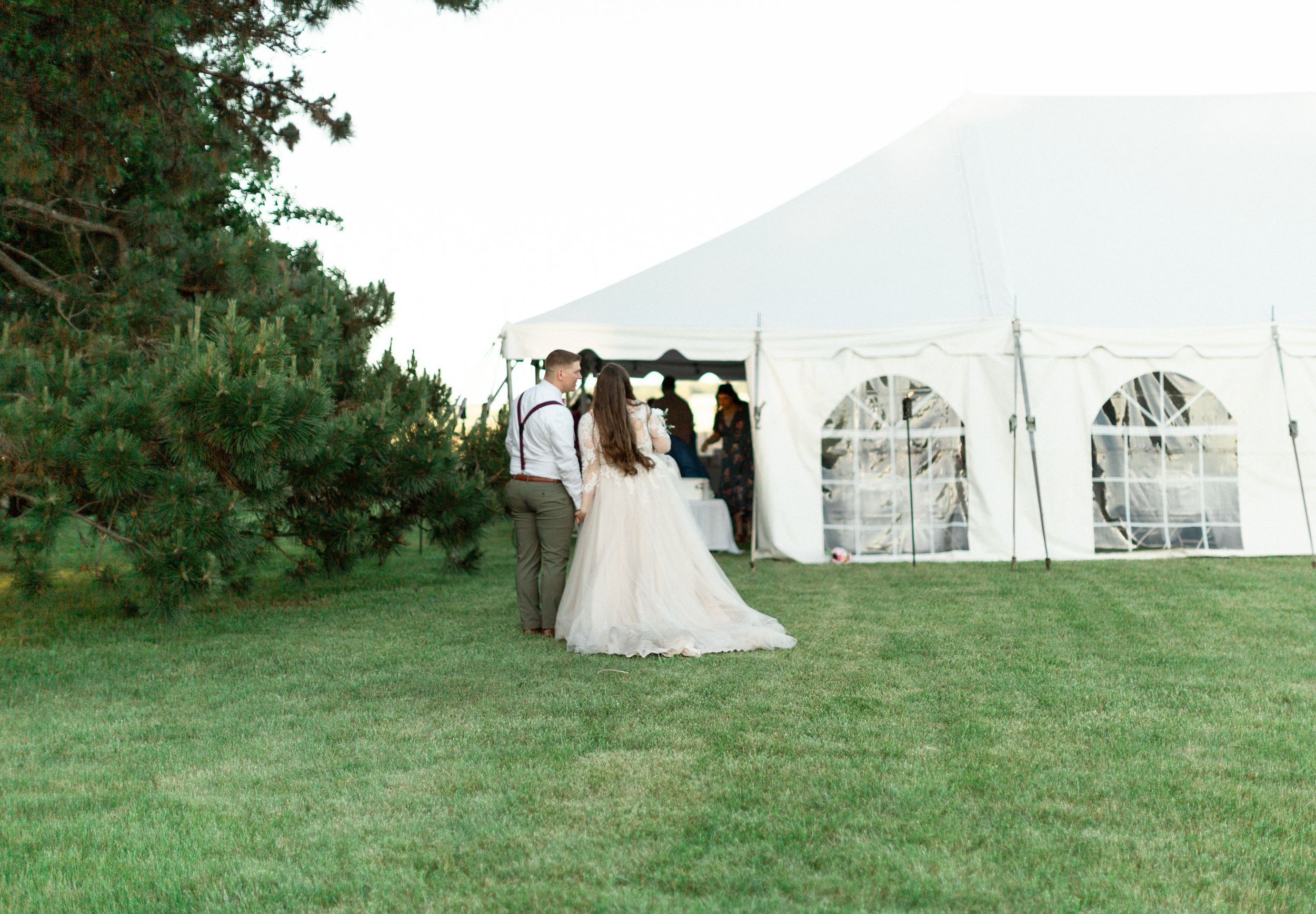 Intimate Backyard Wedding