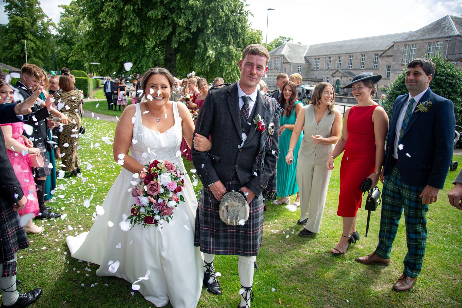 From the loving wedding of kat and zander in Forres