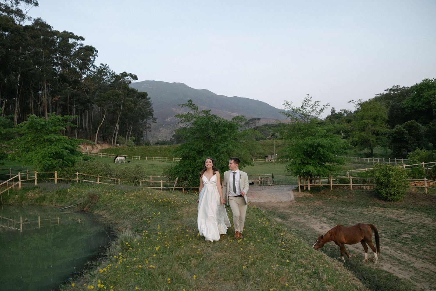 Matthew and Eliam at Langkloof Roses documentary wedding photos capturing celebrations and beautiful portraits with Christene de Coning.