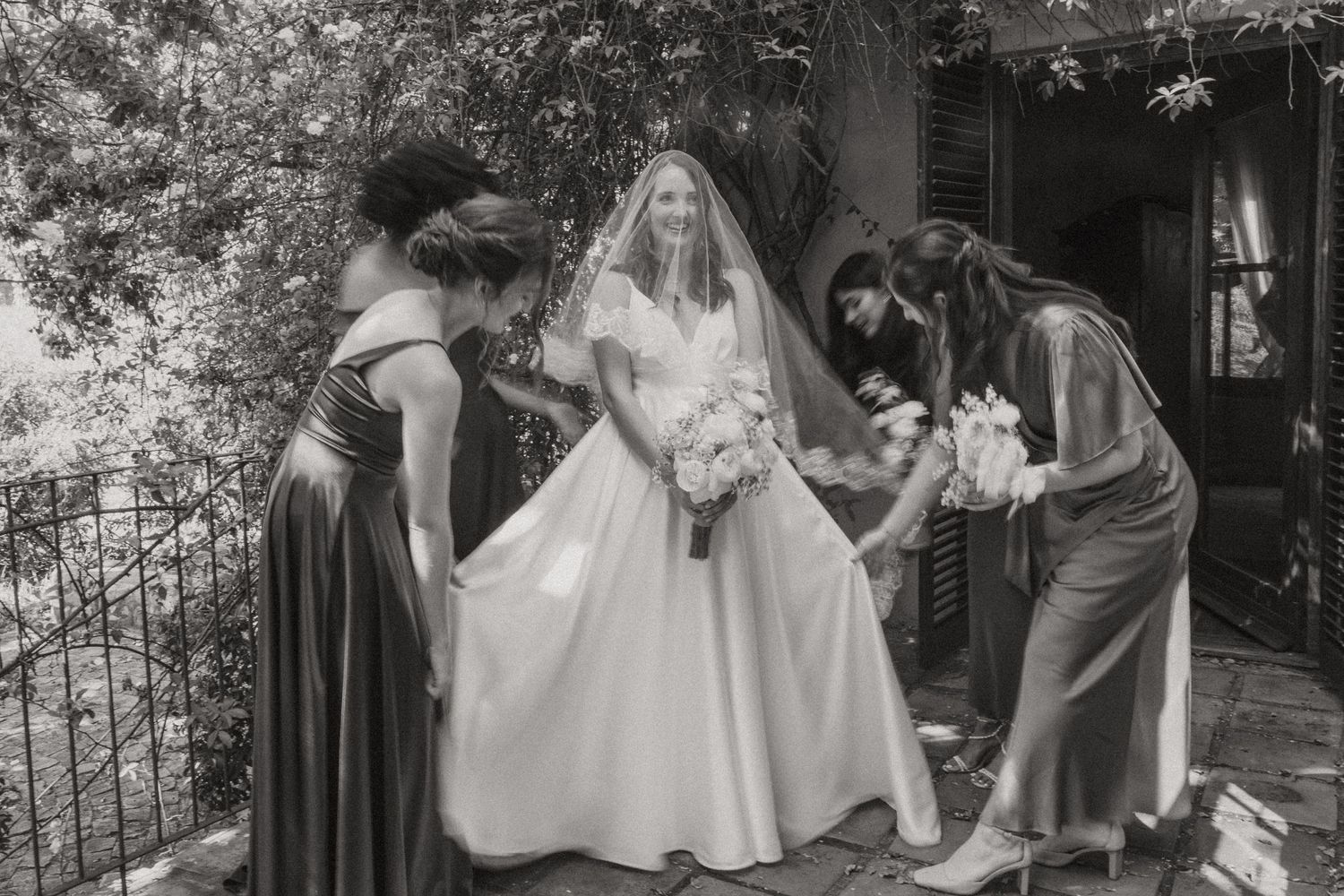 Matthew and Eliam at Langkloof Roses documentary wedding photos capturing celebrations and beautiful portraits with Christene de Coning.