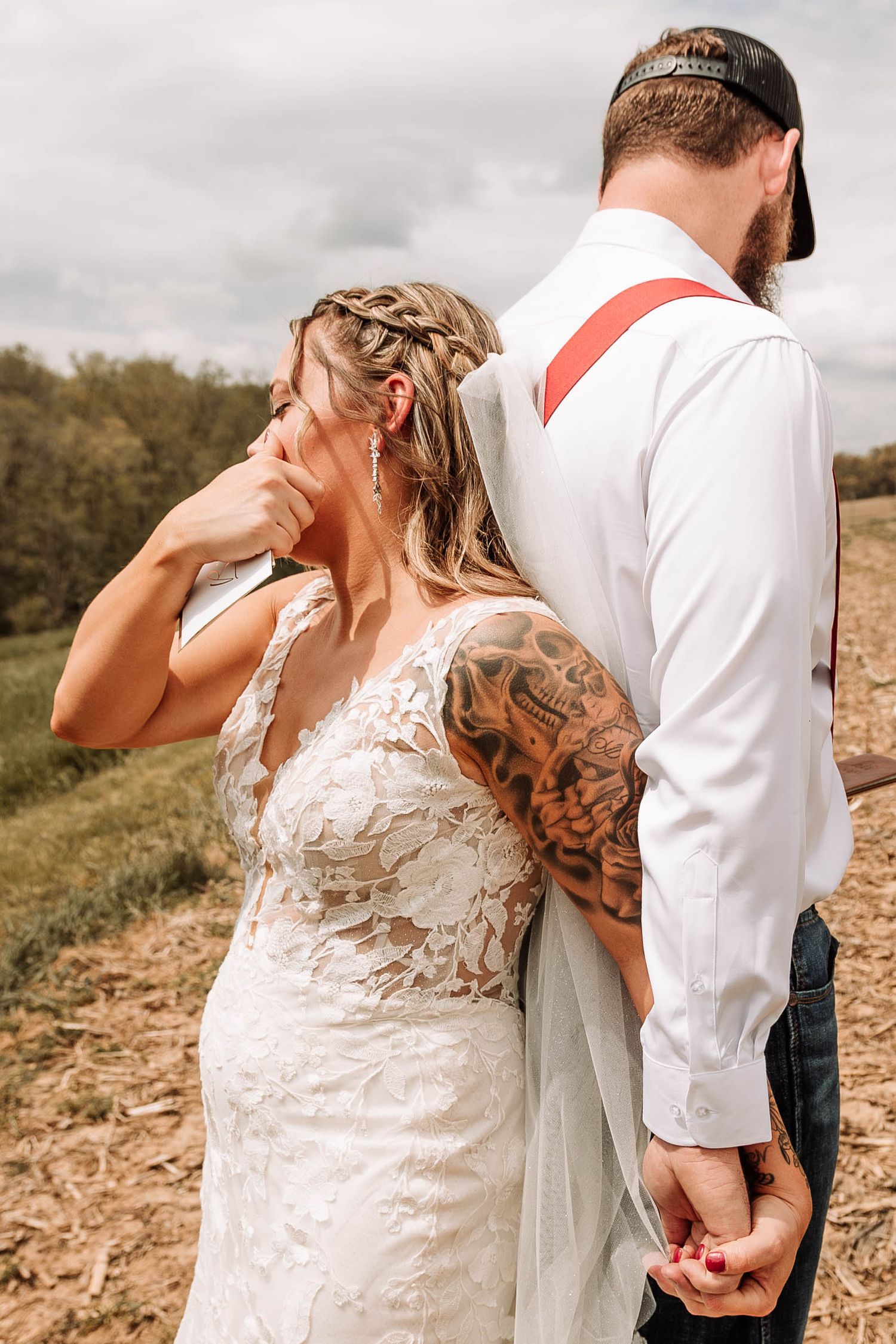 Micro wedding near Clinton, Iowa