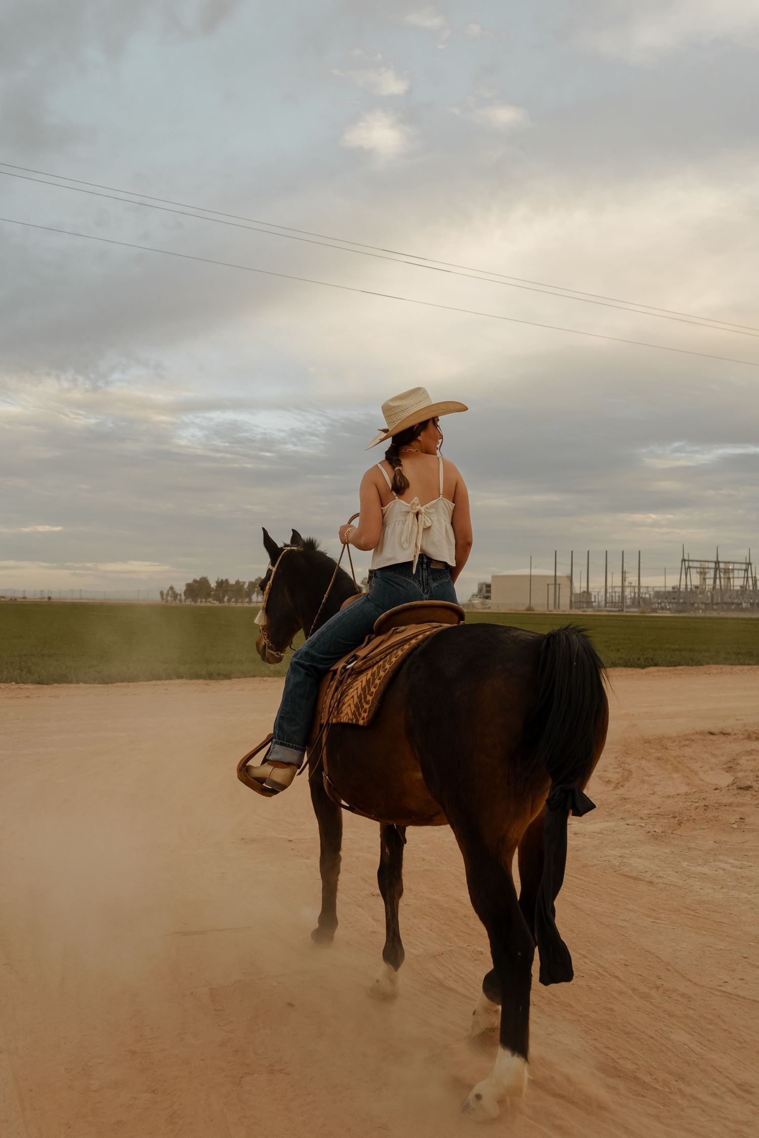 headshot photographer in Arizona cowboy western photoshoot