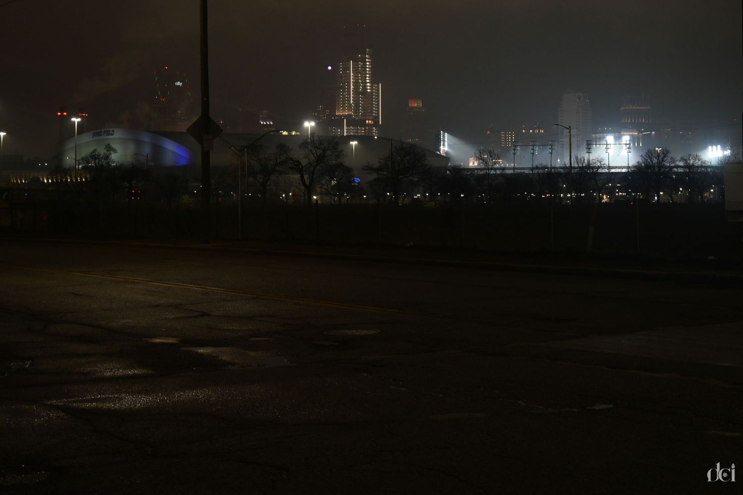 Detroit at Night