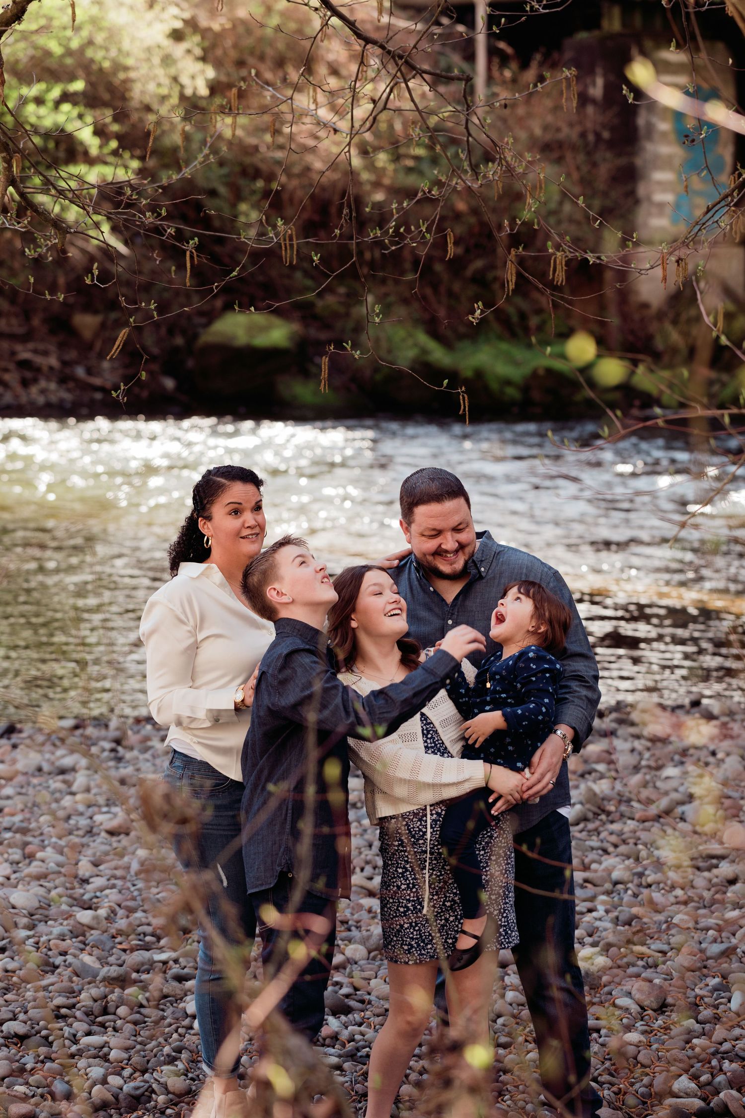 Family photoshoot, river, Puyallup, toddler, Orting valley, fall, nature, photography