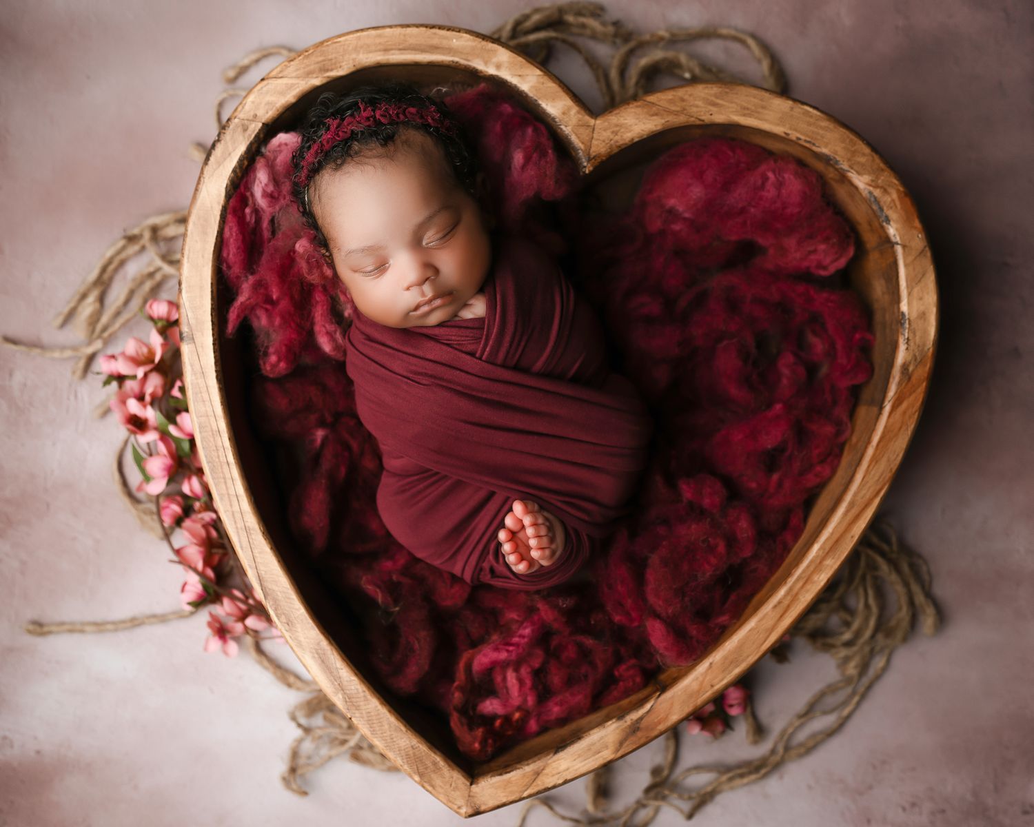 Newborn photography studio located in between Atlanta, Georgia and Birmingham, Alabama with full service photo studio.