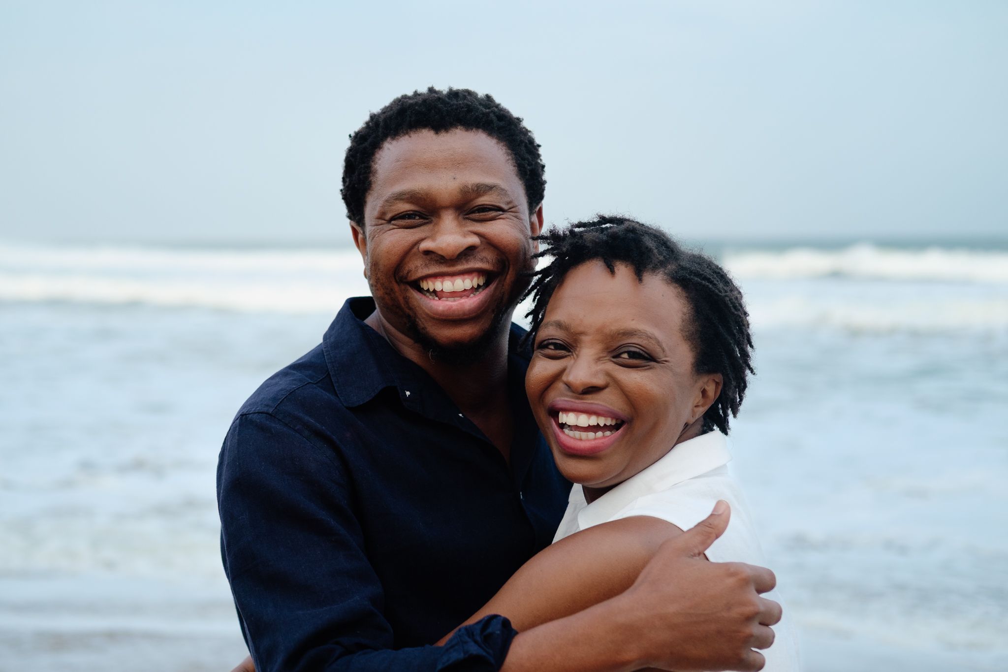 Romantic couple photoshoot on the beach in Richards Bay