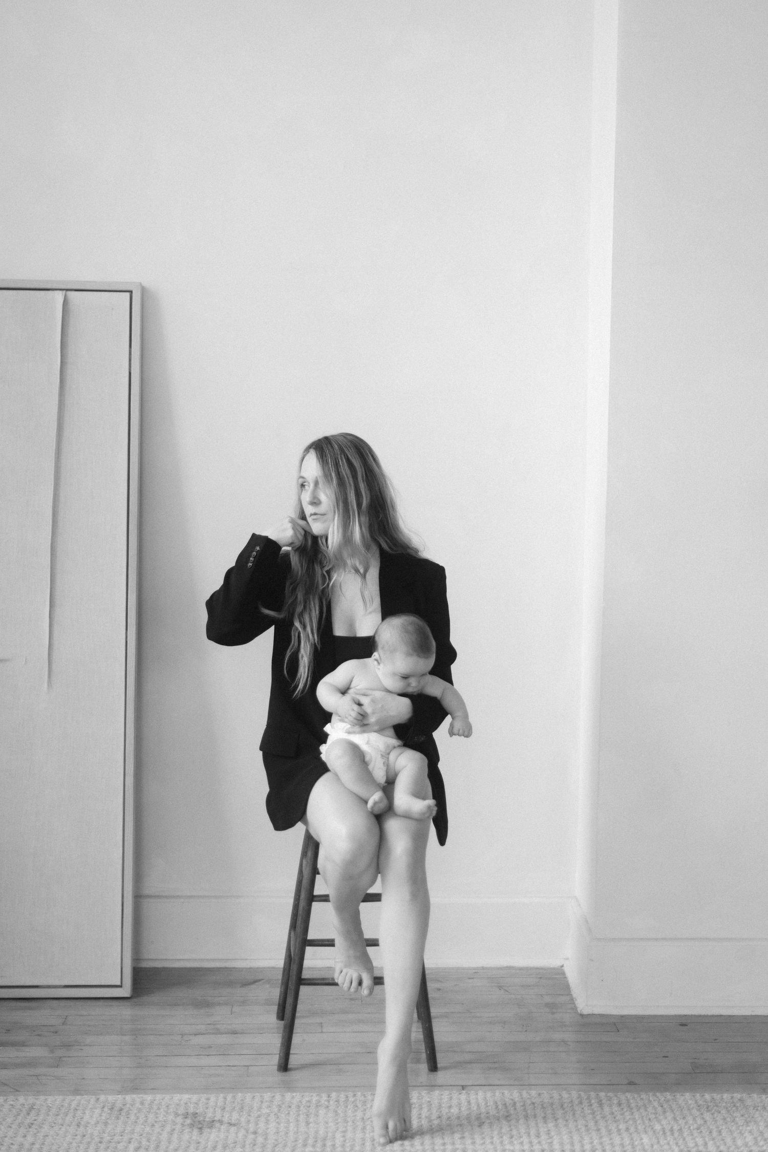 A candid motherhood photography session at Toronto's Casa Bona