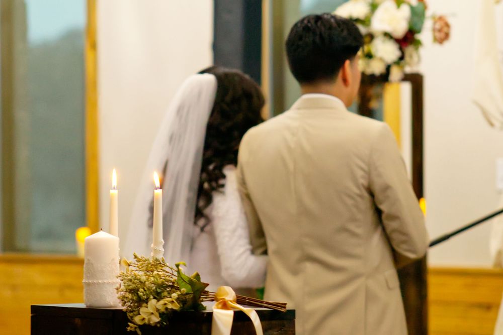 Groom and Bride photo.