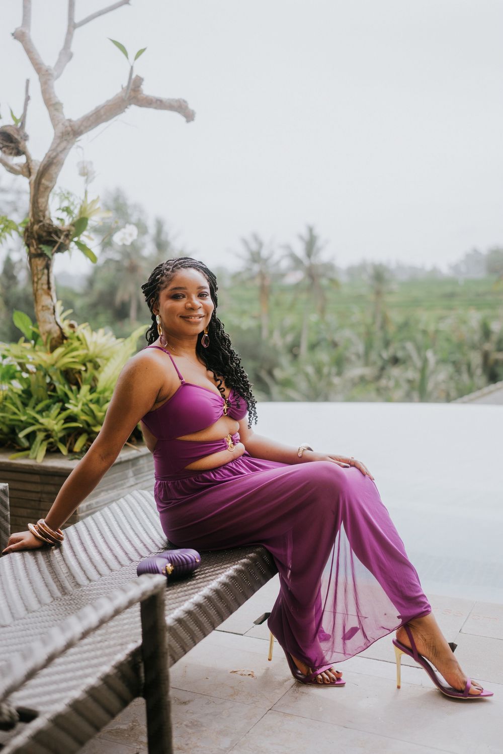 Solo lifestyle photography in Bali at SereS Springs Resort & Spa