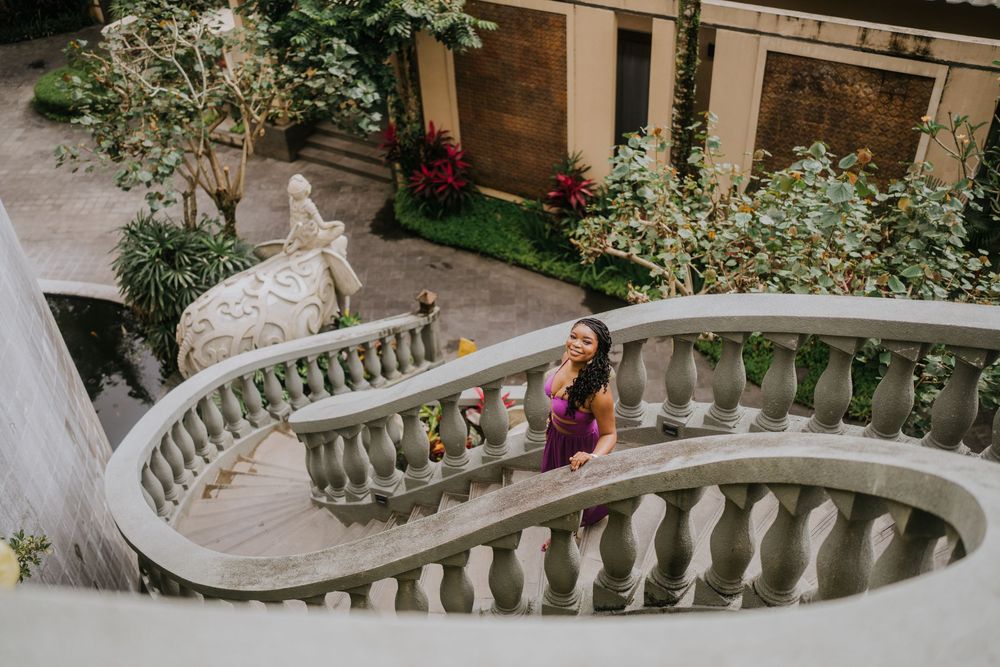 Solo lifestyle photography in Bali at SereS Springs Resort & Spa
