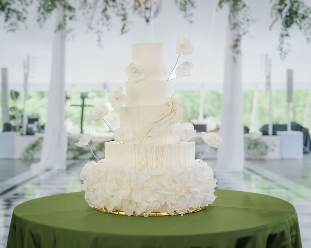 Clark Gardens Weatherford, TX 76088 Wedding Venue Classic stunning floral design getting ready ceremony wedding dress wedding cake