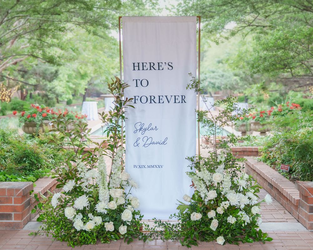Clark Gardens Weatherford, TX 76088 Wedding Venue Classic stunning floral design getting ready ceremony wedding dress wedding cake
