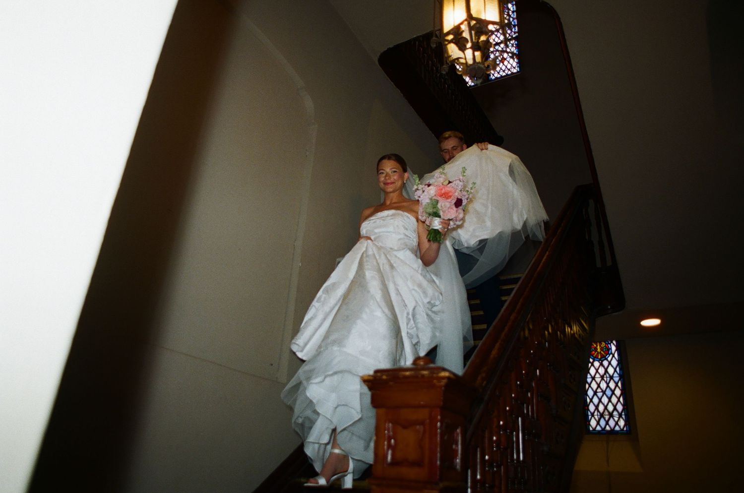 Ring bearer after a wedding ceremony at the Ritz Carlton in St. Louis, Missouri.