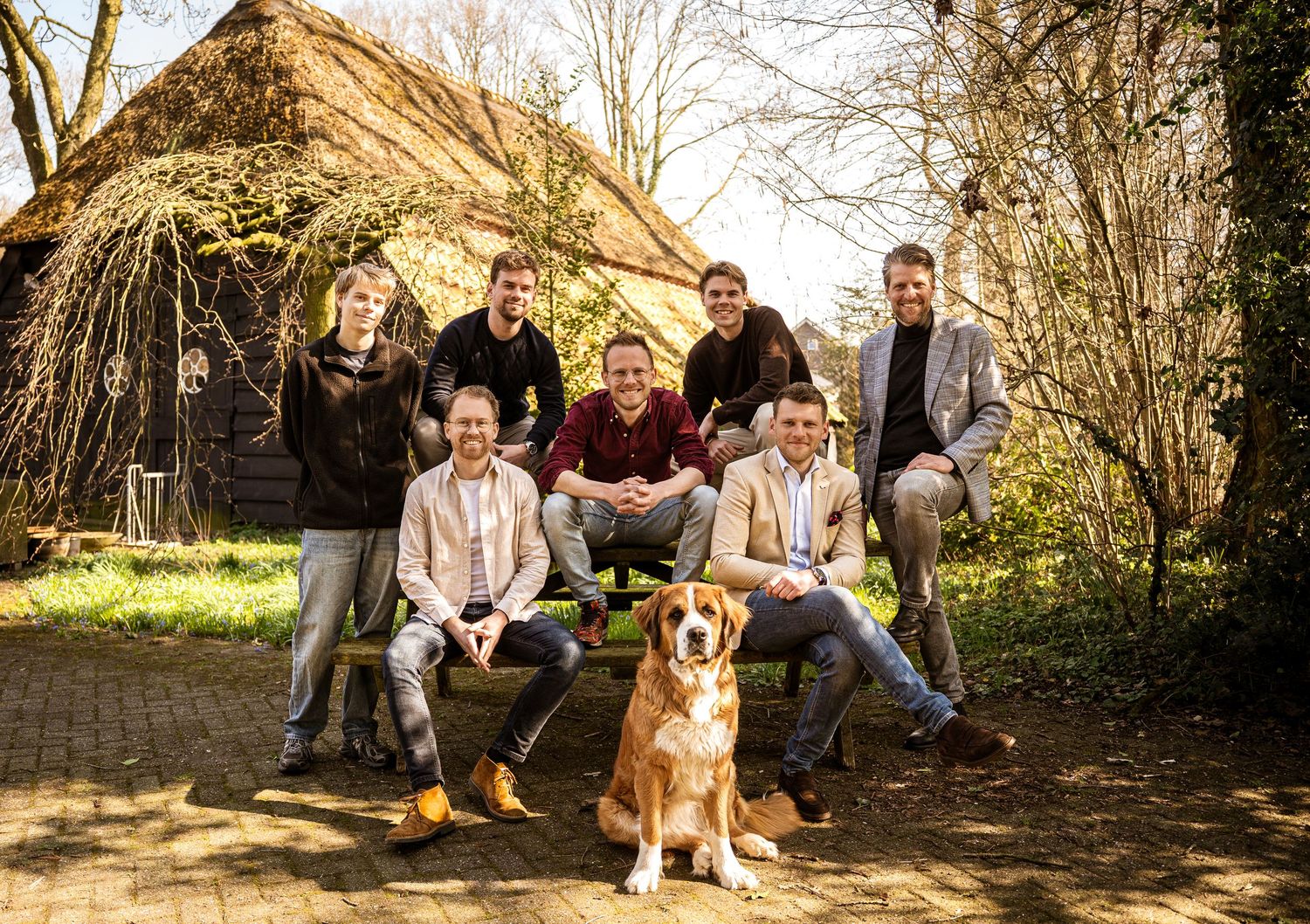 Team- en sfeerfoto in daglichtstudio in Arnhem