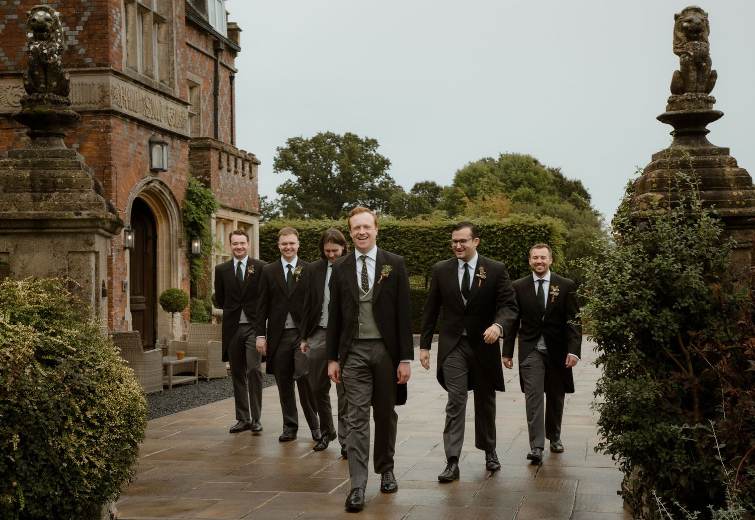 groomsmen portrait fun joyful memories editorial Candid emotions burley manor