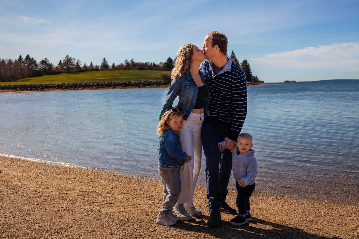 Lifestyle newborn photography at home in Halifax
