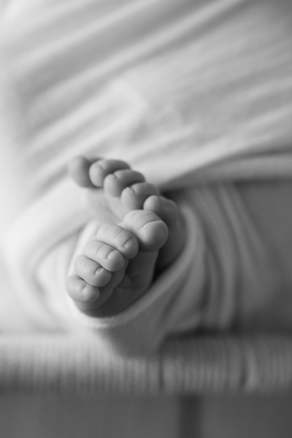newborn baby feet from a newborn in home photography session in Wollongong