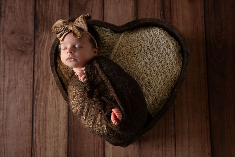 posed newborn setup in client home Wollongong