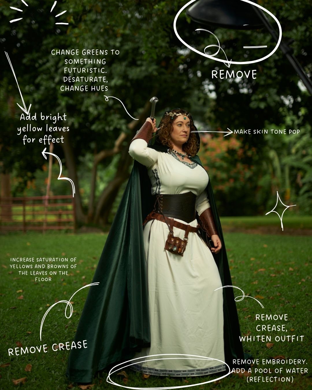 fantasy themed portrait oF Rebecca in Manchester, Untied Kingdom