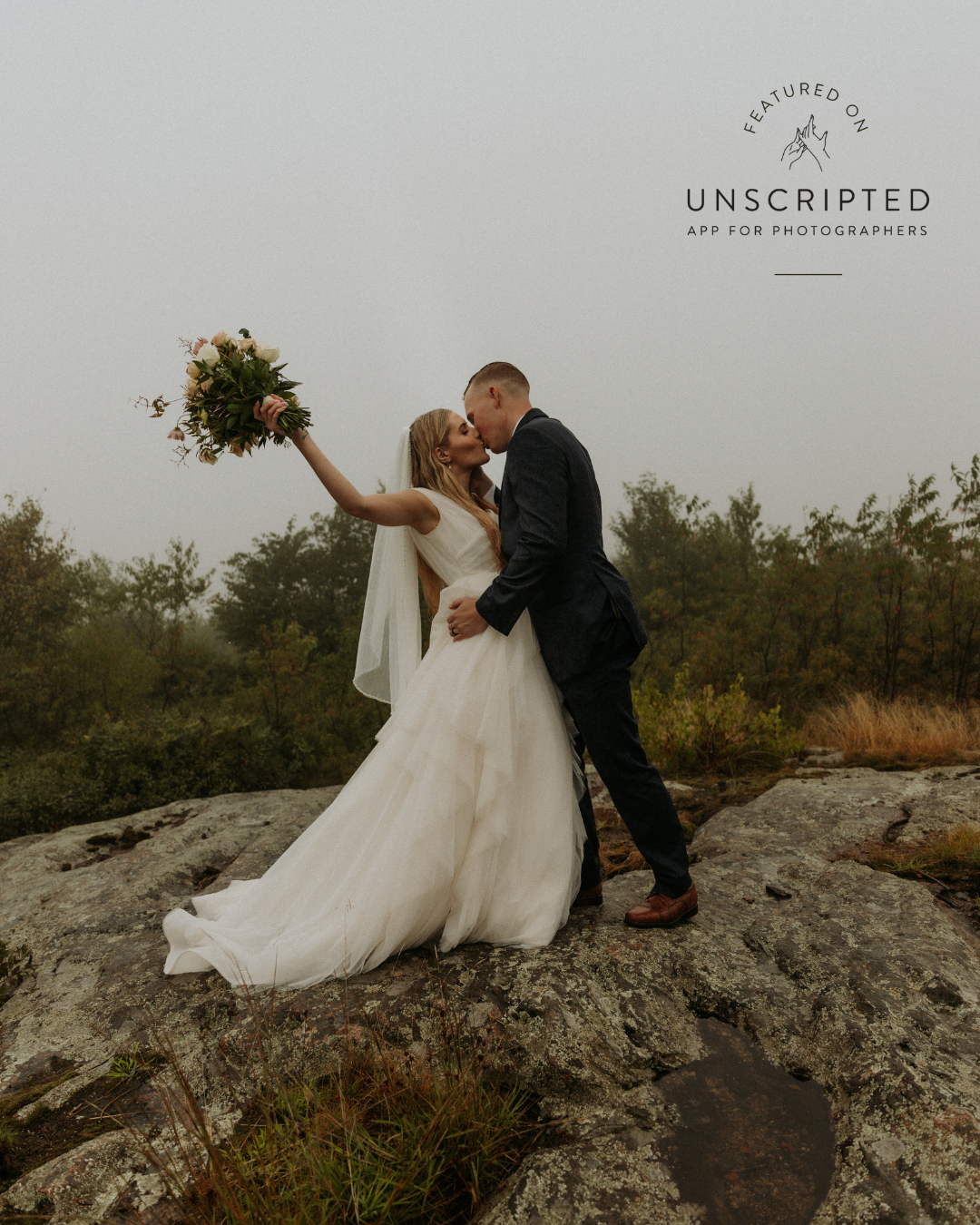 artistically Alexia photography elopement photos featured on unscripted app for photographers