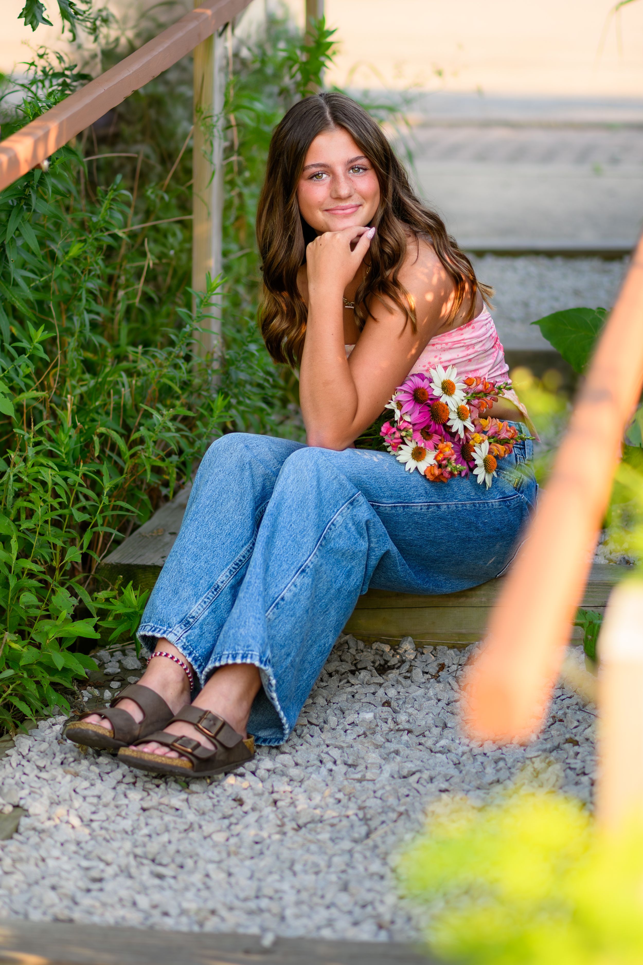 Central Illinois Photographer. Senior Photographer. Summer Senior Session. Chantell Benedict Photography. Douglas Hart Nature Center