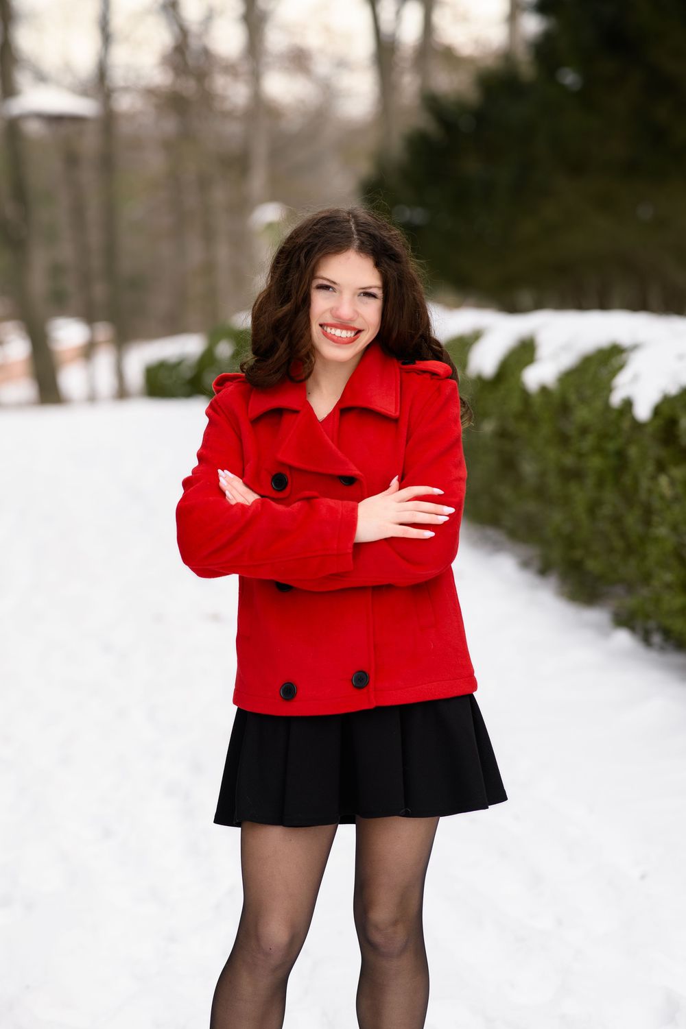 Central Illinois Photographer. Senior Photography. Winter Senior Session. Monticello, IL Senior Photography. Allerton Park.