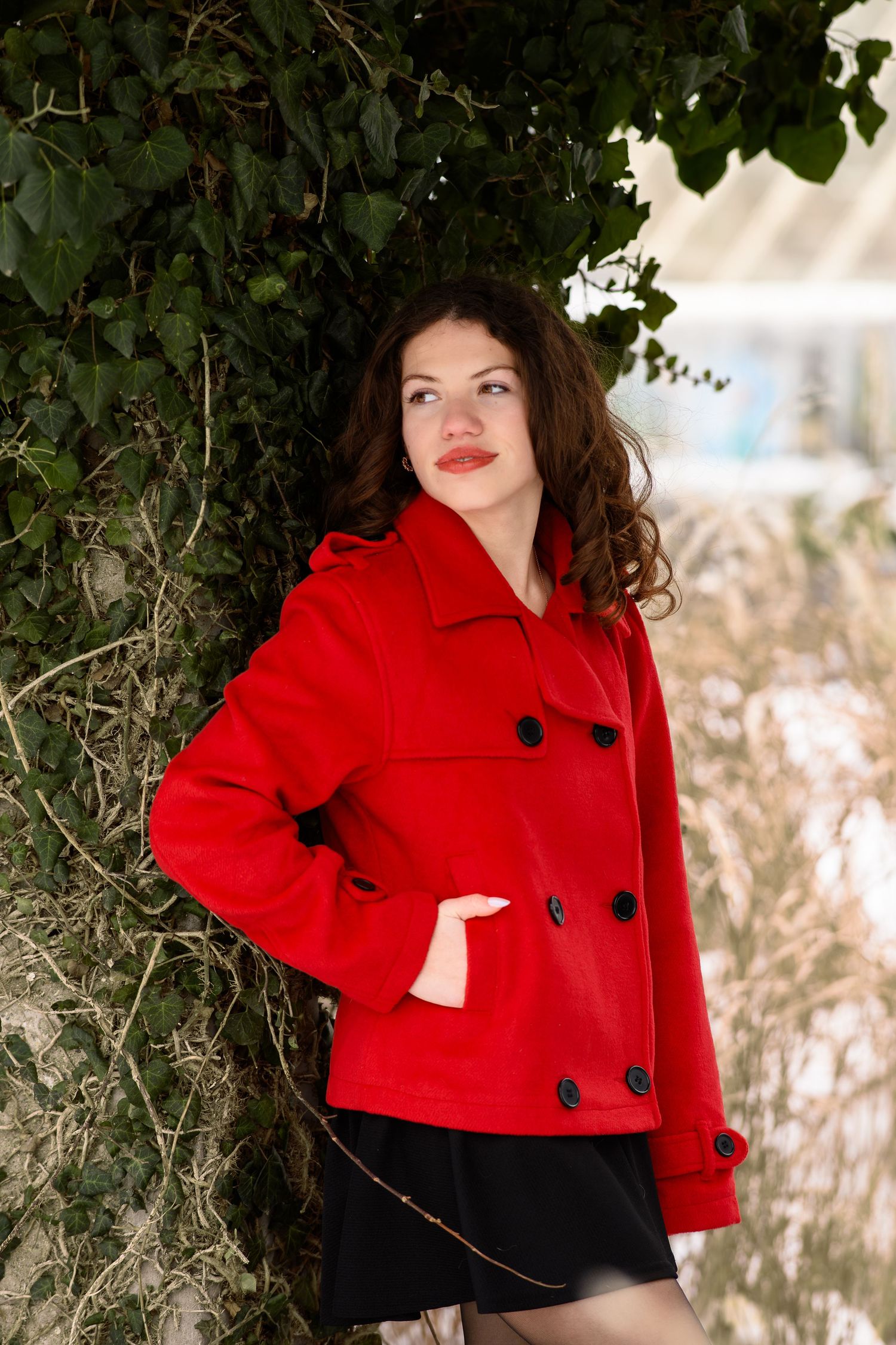 Central Illinois Photographer. Senior Photography. Winter Senior Session. Monticello, IL Senior Photography. Allerton Park.