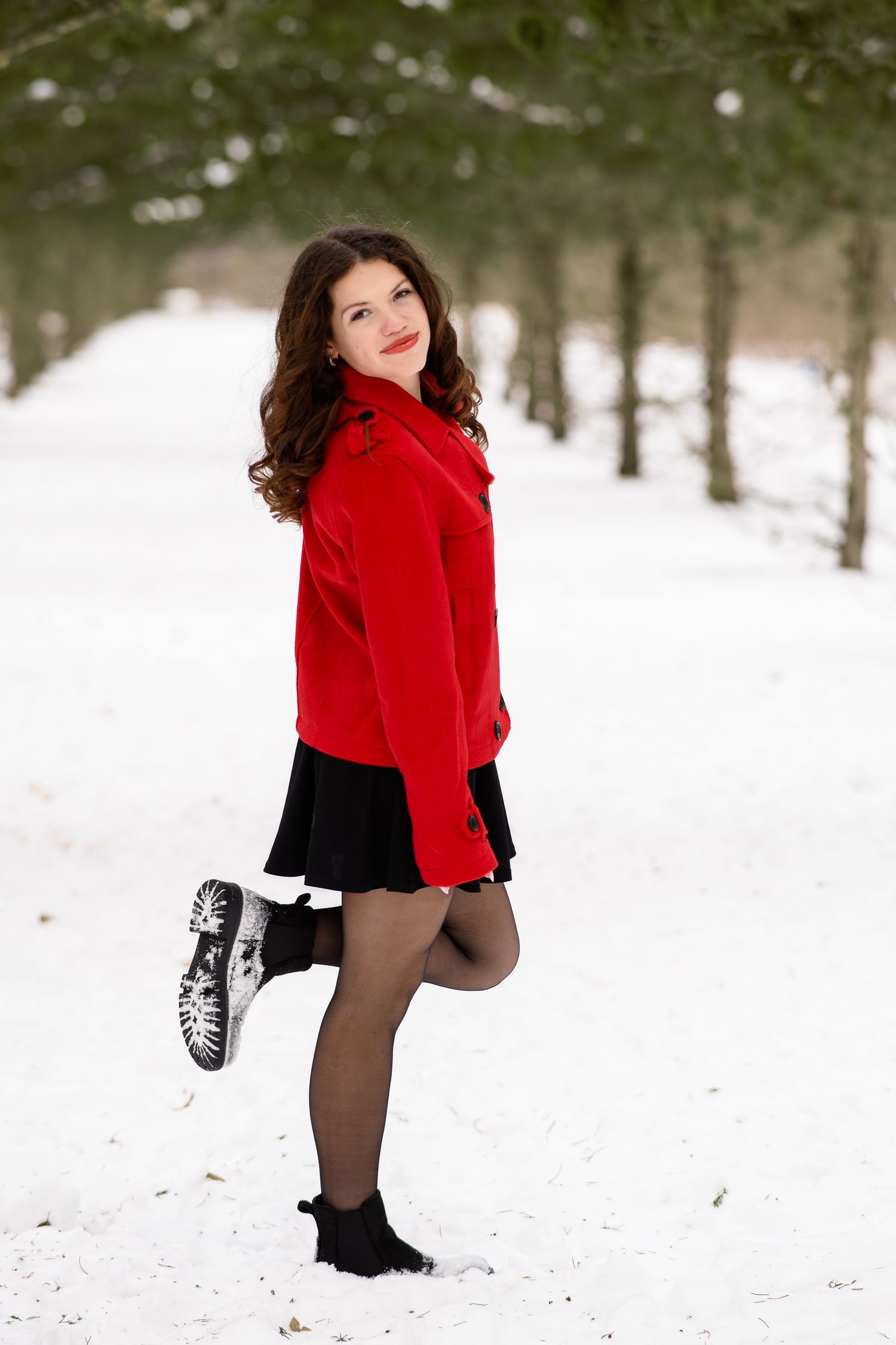 Central Illinois Photographer. Senior Photography. Winter Senior Session. Monticello, IL Senior Photography. Allerton Park.