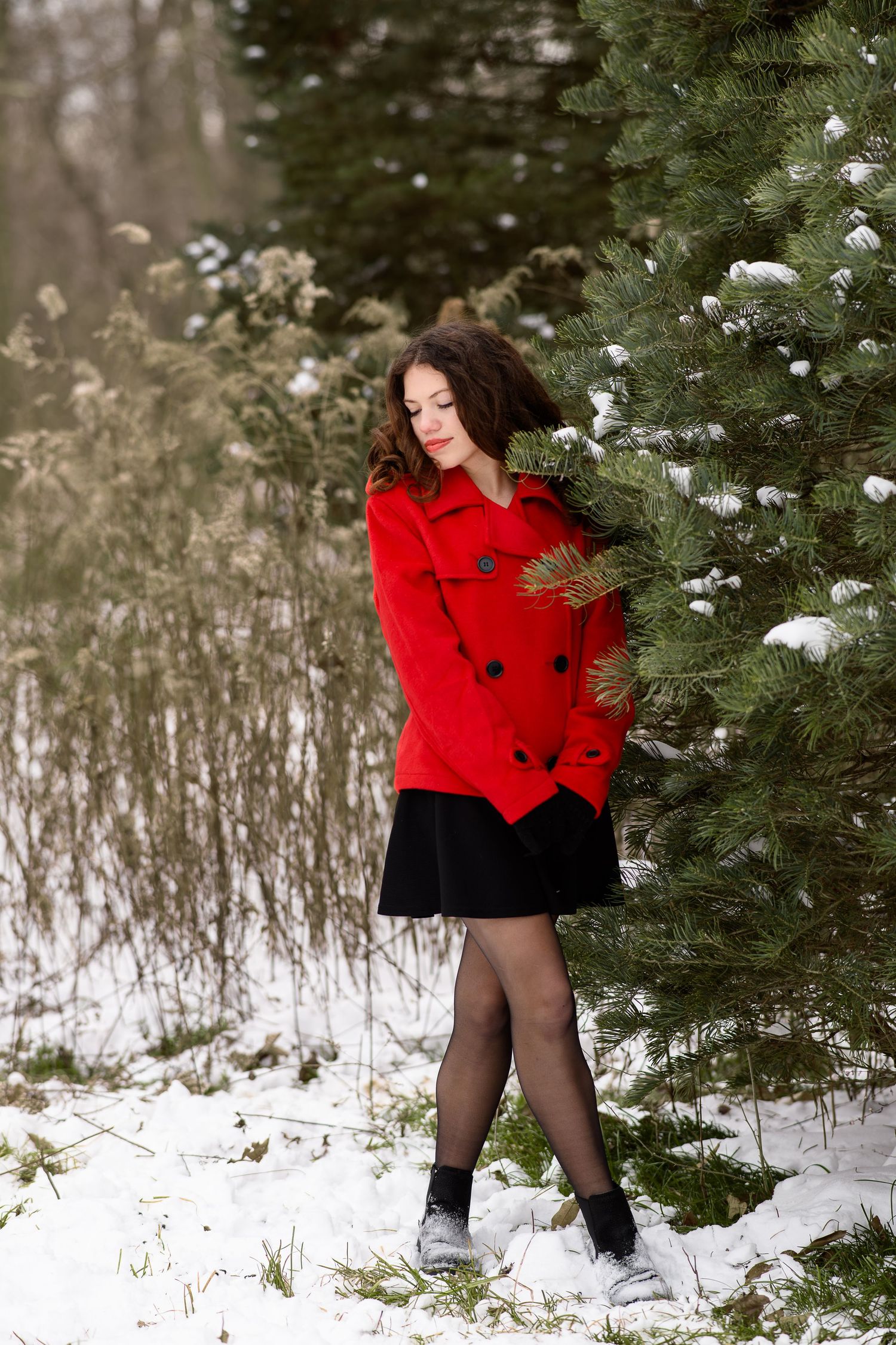 Central Illinois Photographer. Senior Photography. Winter Senior Session. Monticello, IL Senior Photography. Allerton Park.