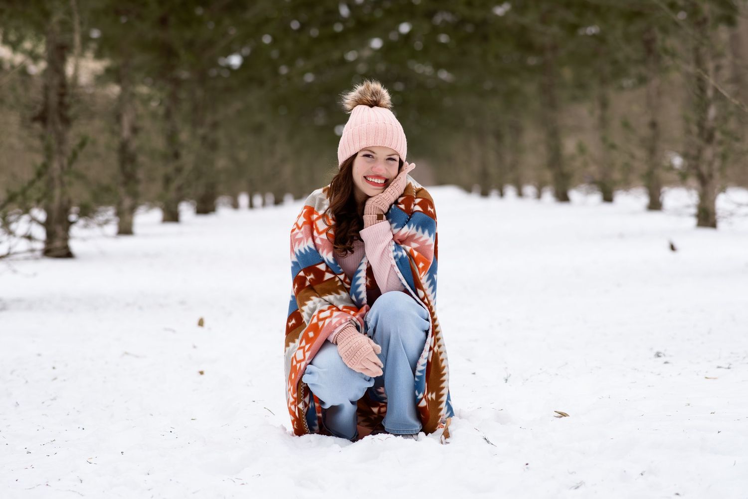 Central Illinois Photographer. Senior Photography. Winter Senior Session. Monticello, IL Senior Photography. Allerton Park.