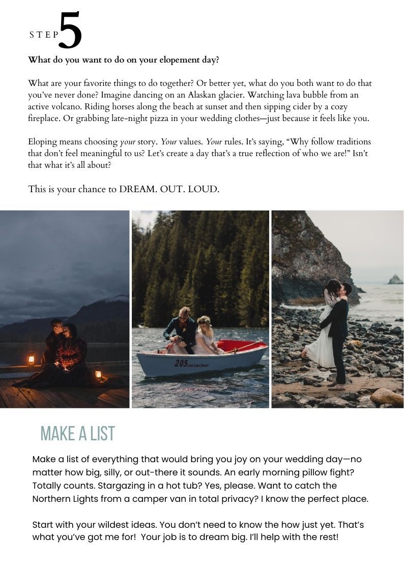 A couple stands together against a dramatic mountain backdrop in Scotland's rugged landscape during their wedding.