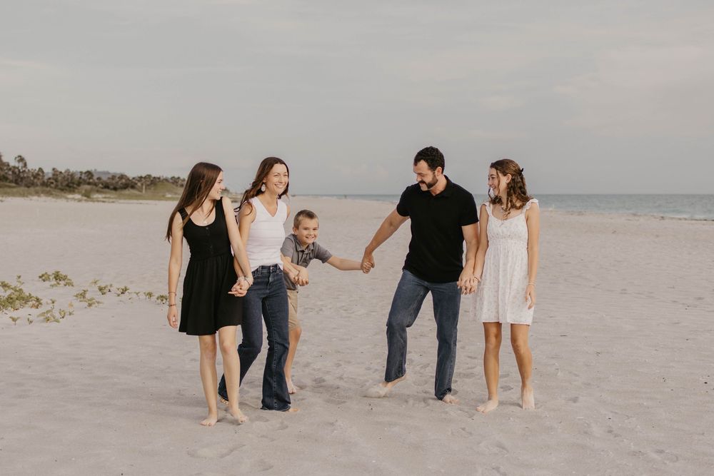 beach family session
