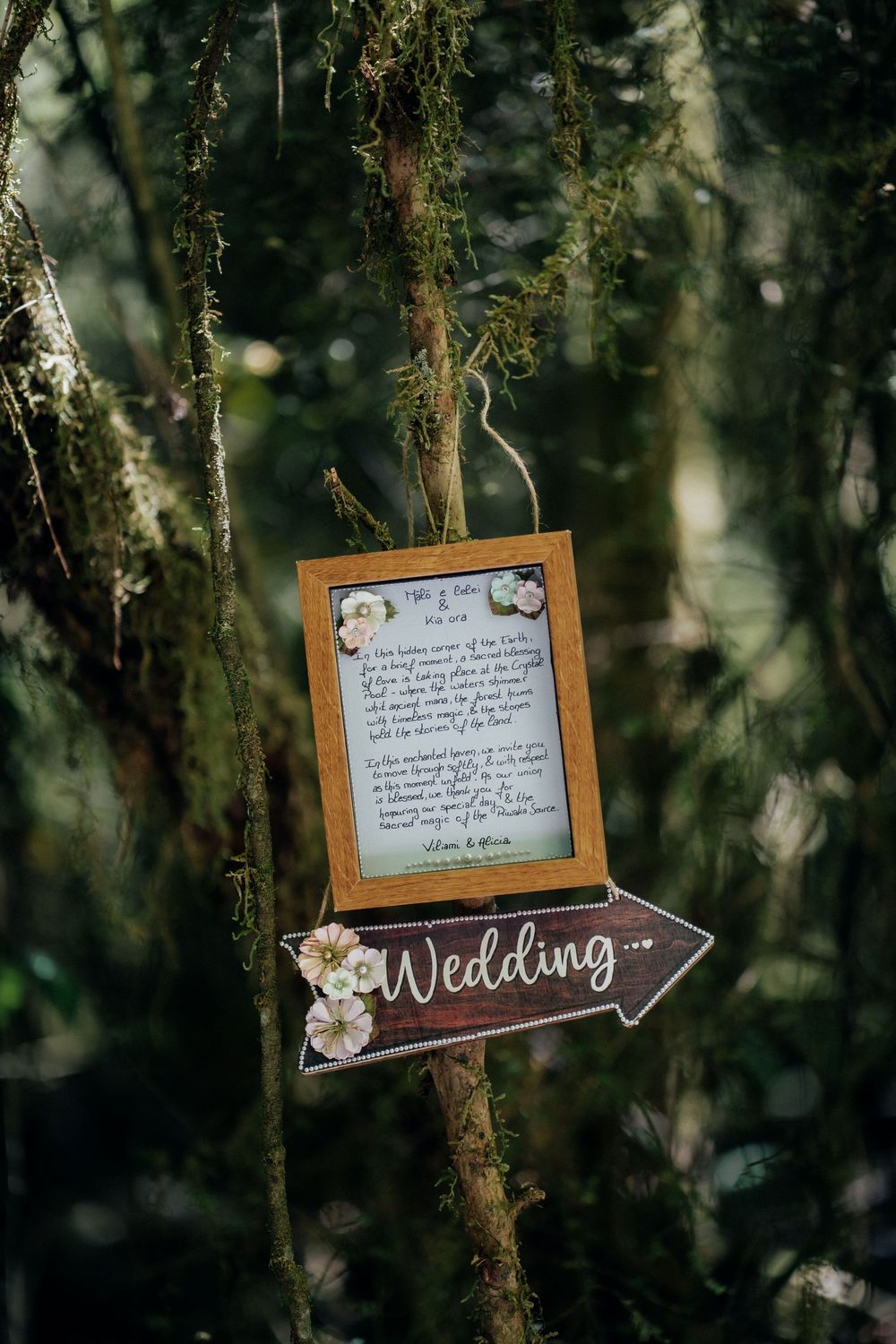 Riwaka Resurgence elopement, Tasman elopement, New Zealand elopement, forest wedding nz, native bush nz, native bush wedding nz