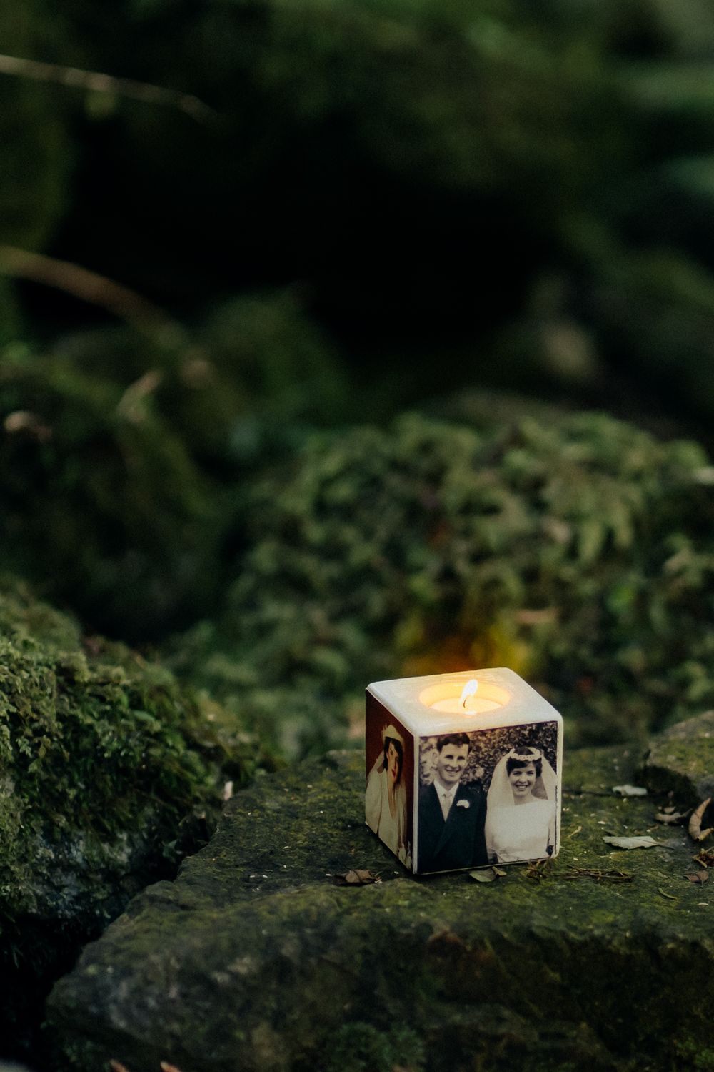 Wedding details, memorial candle for wedding, rememberance candle