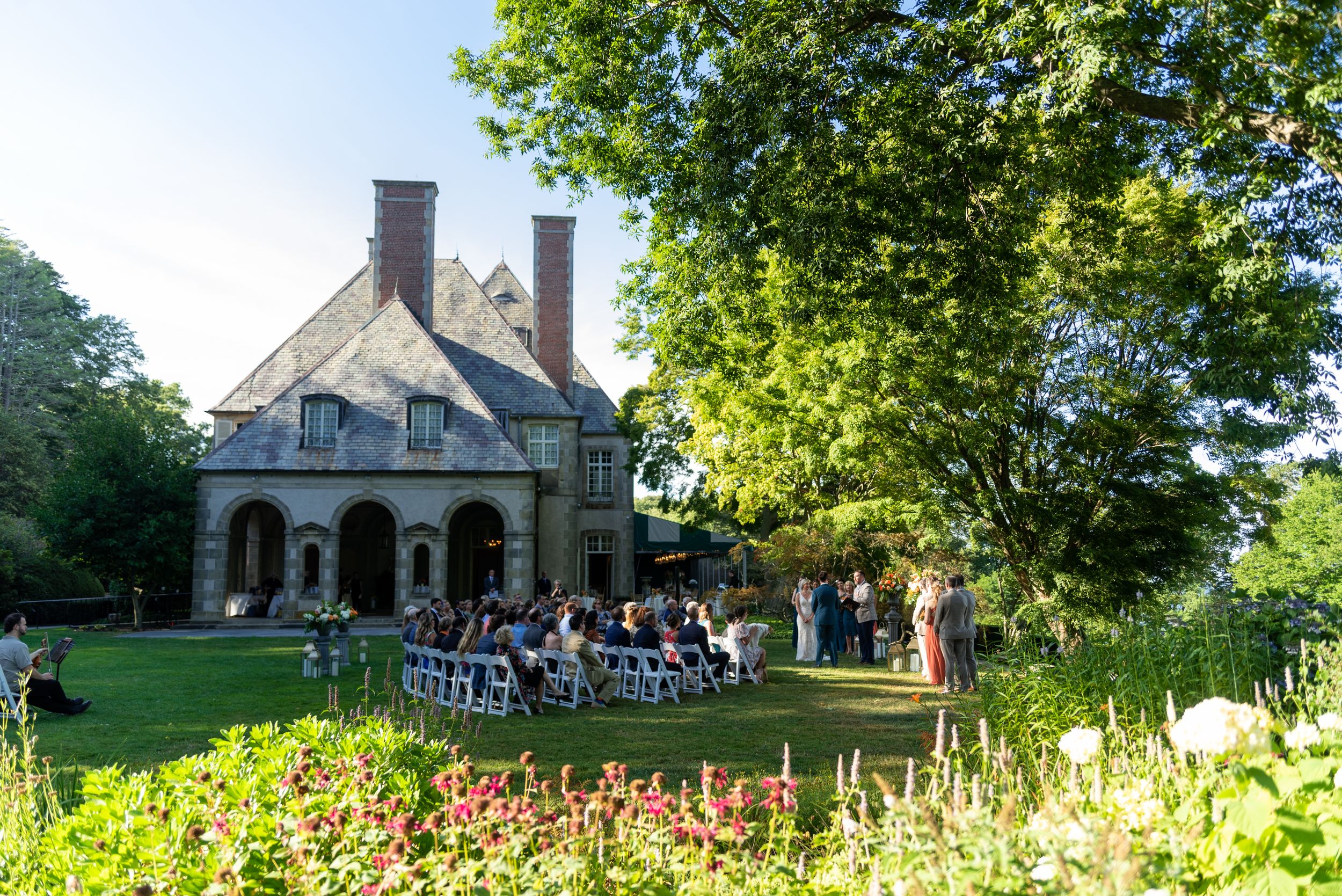 French Chateau wedding at Glen Manor House, RI. Timeless heirloom wedding memories and luxury Portsmouth photography by Stefy Hilmer.