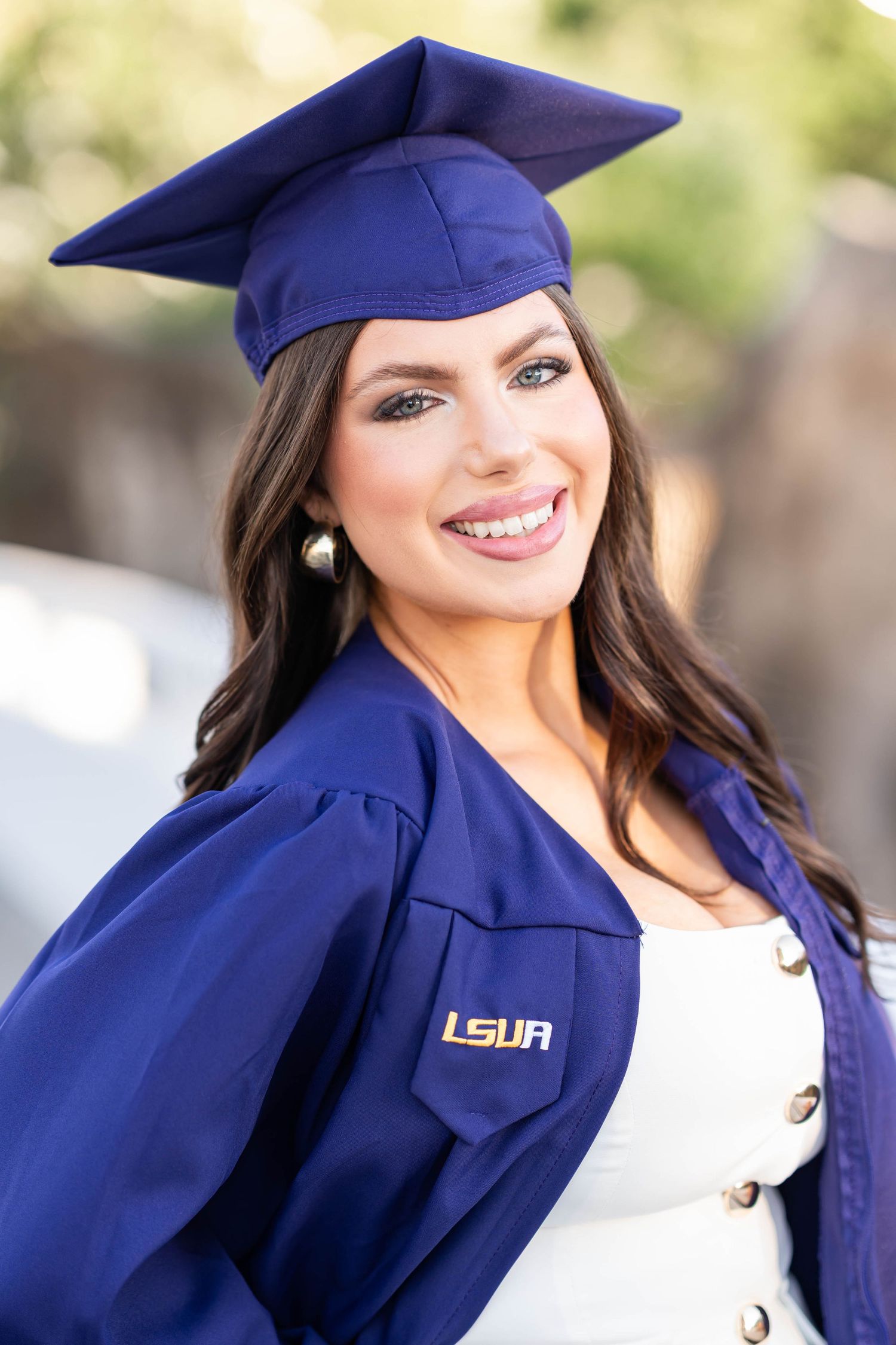 Senior girl at LSU