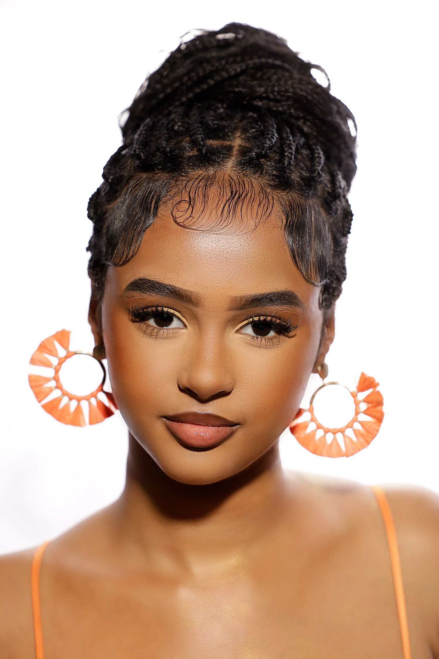Close-up portrait of a model created by commercial photographer Chris Z of Zeng Studio.