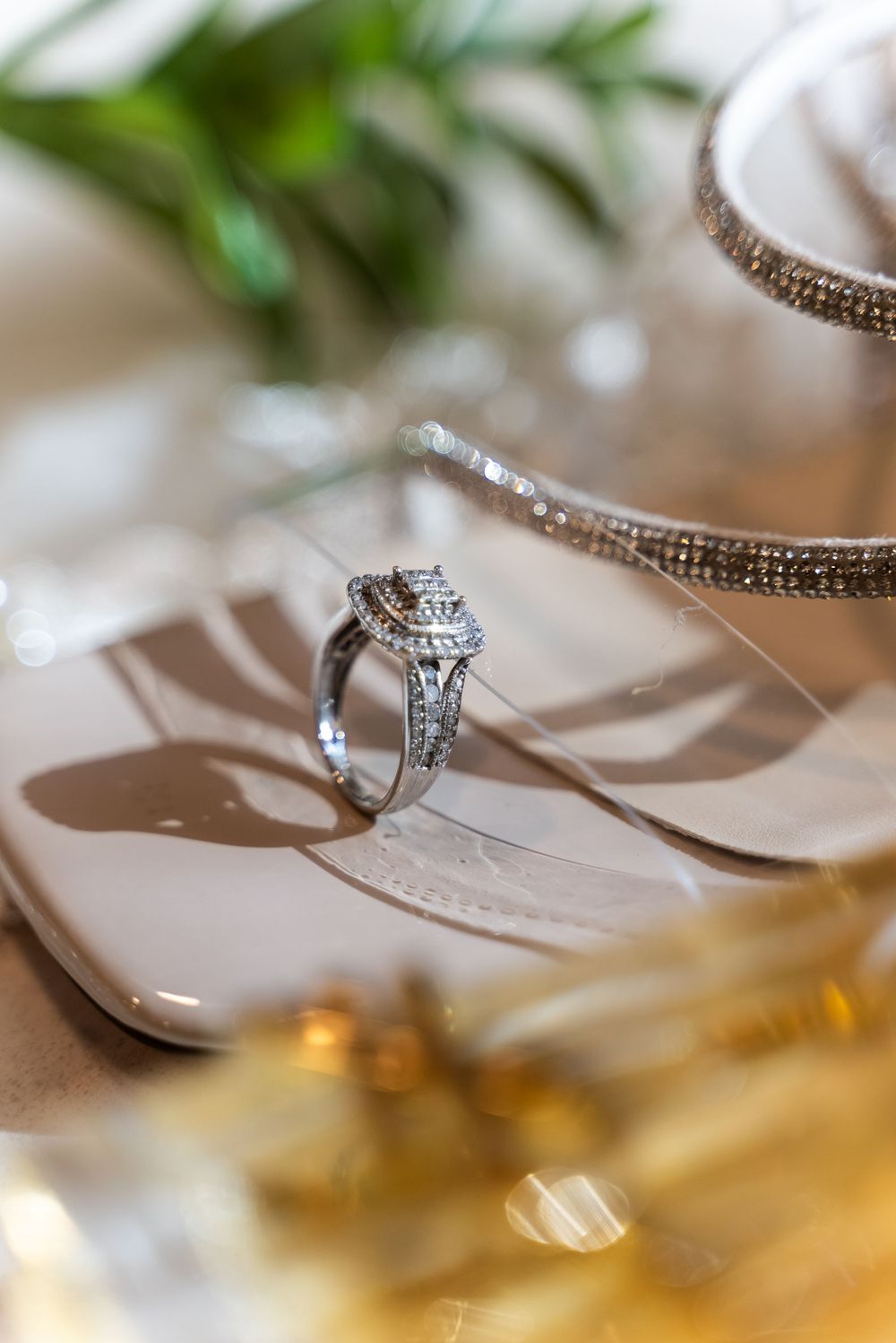 Wedding ring detail